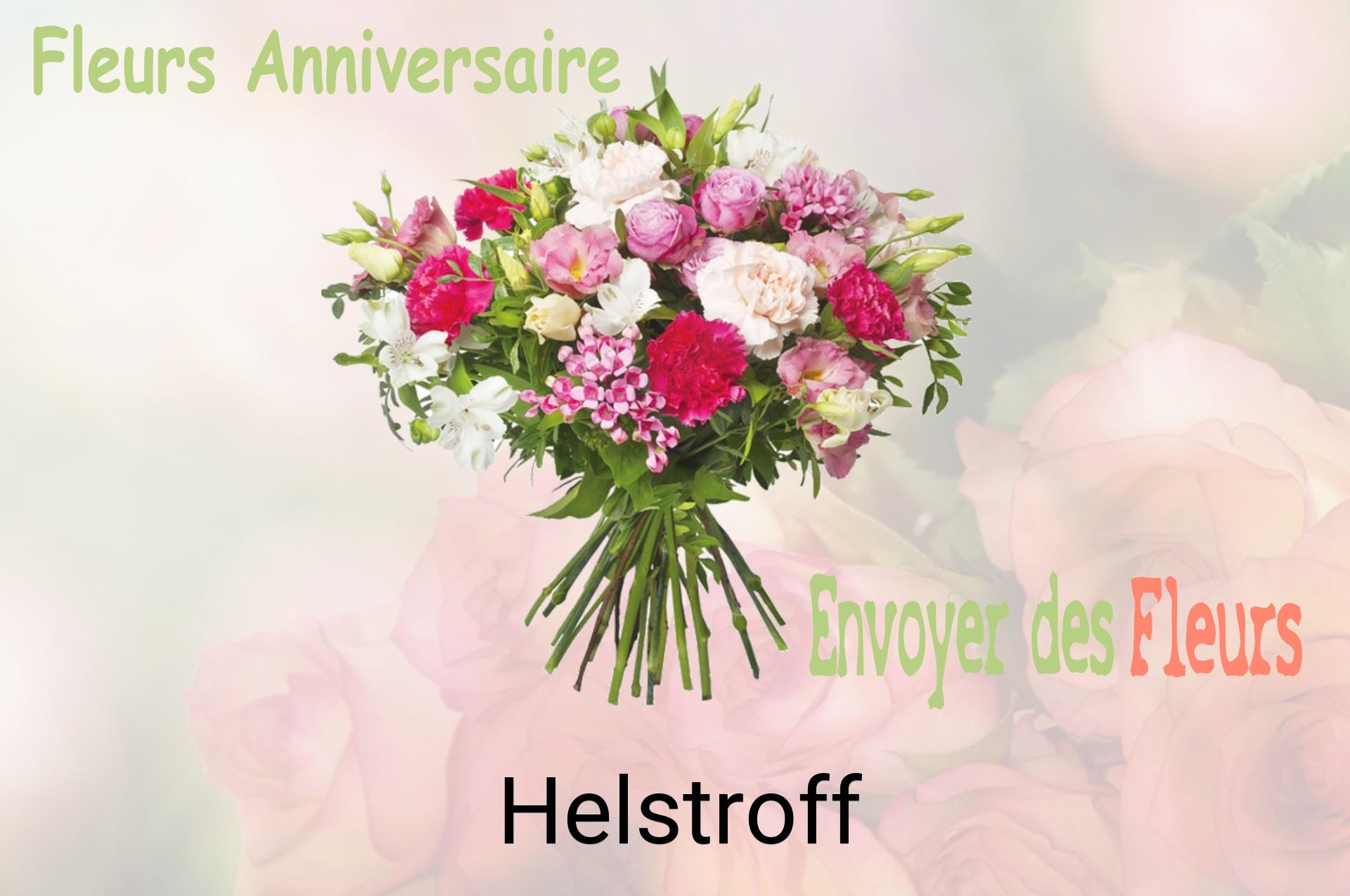 Bouquet de fleurs d’anniversaire livré à Helstroff