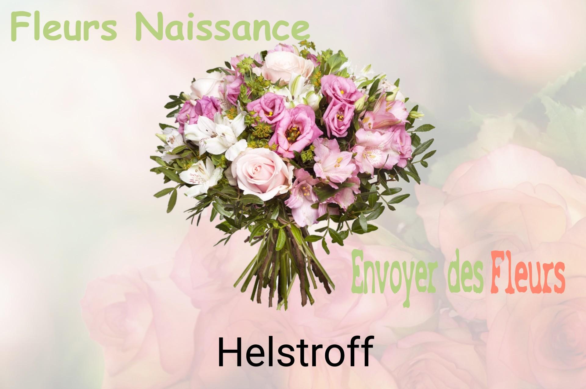 Bouquet de fleurs de naissance livré à Helstroff